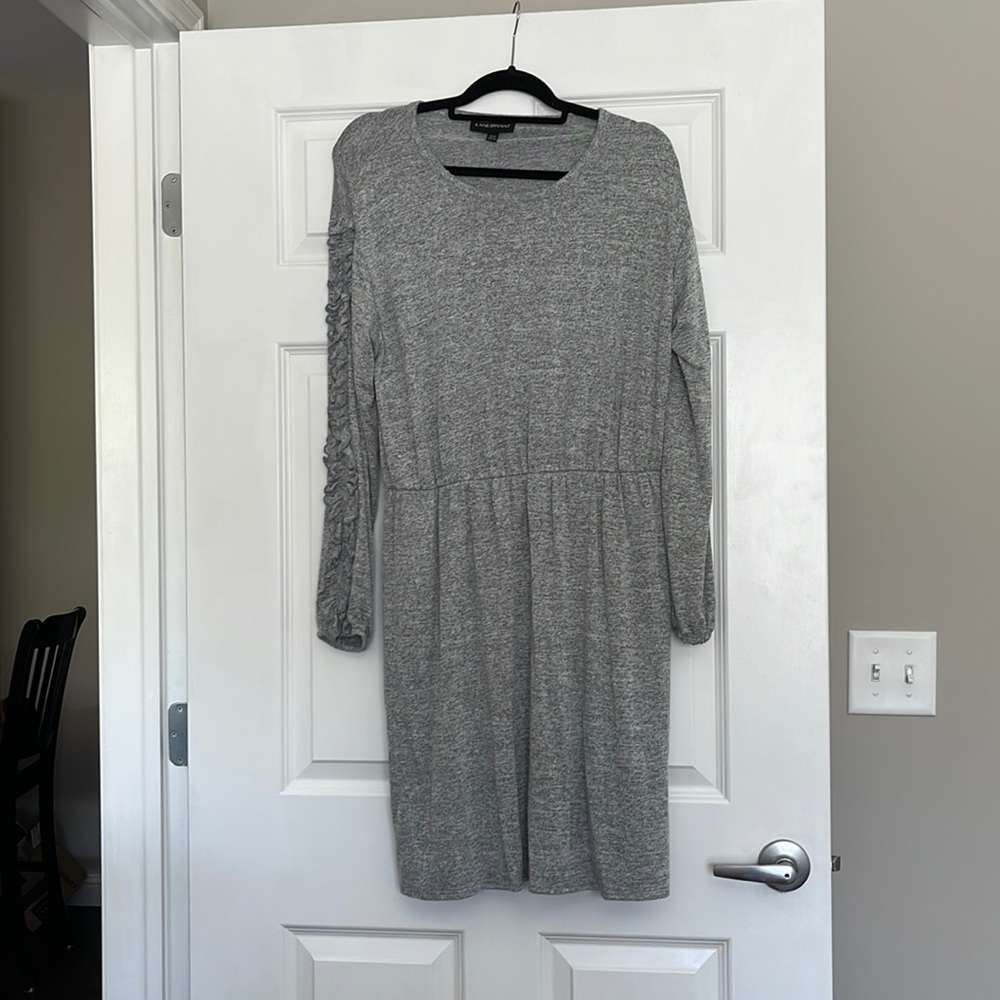 Ruffle sleeve Lane Bryant dress